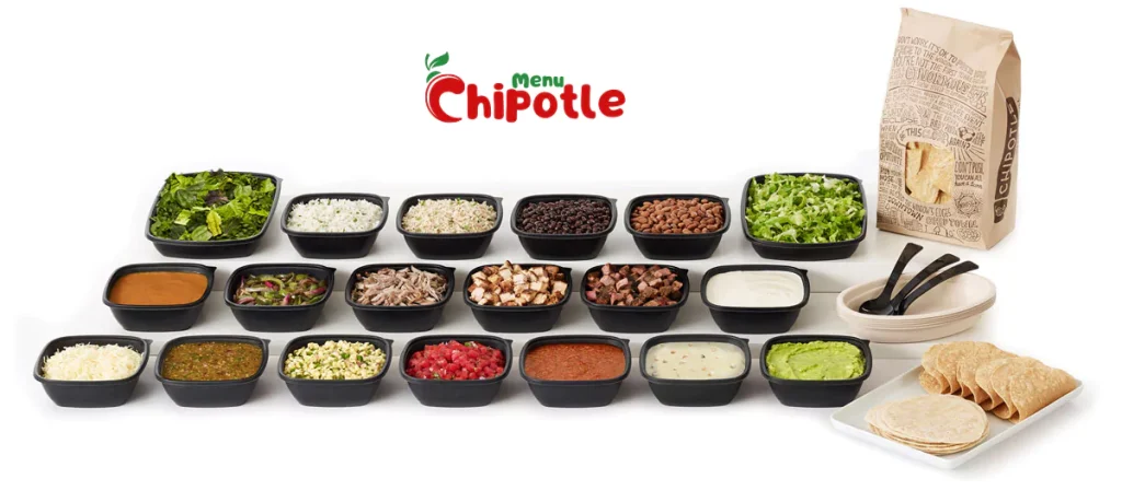 Chipotle catering menu